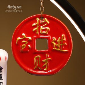 thác nước phong thủy bằng gốm