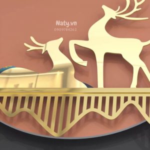 mẫu đồng hồ treo tường sang trọng