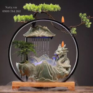 thác nước phong thủy mini