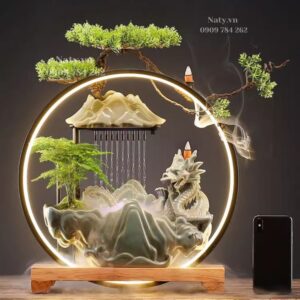 thác nước phong thuỷ để bàn