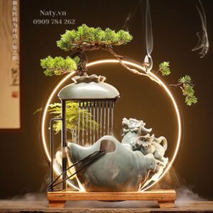 thác nước phong thủy mini