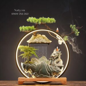 thác nước phong thủy trong nhà