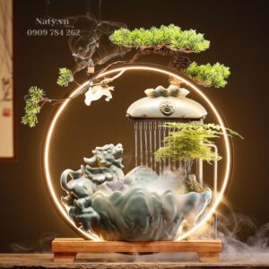 thác nước phong thủy mini
