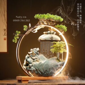 thác nước phong thuỷ để bàn