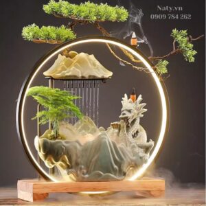 thác nước phong thủy mini