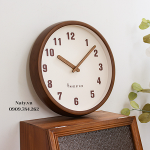 đồng hồ treo tường bằng gỗ