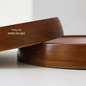 đồng hồ treo tường bằng gỗ