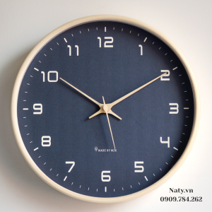 đồng hồ treo tường bằng gỗ