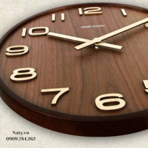 đồng hồ treo tường bằng gỗ