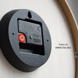 đồng hồ treo tường bằng gỗ