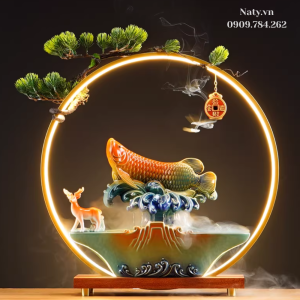 thác nước phong thủy trong nhà