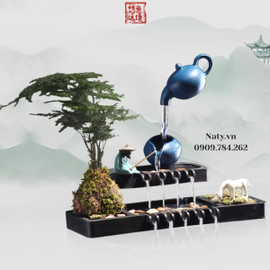 thác nước phong thủy trong nhà