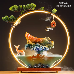 thác nước phong thủy trong nhà