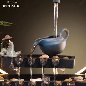 thác nước phong thủy trong nhà