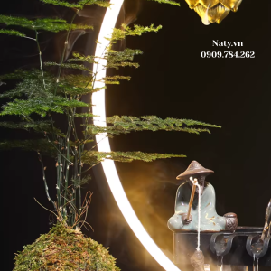 thác nước phong thủy trong nhà