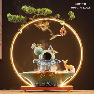 thác nước phong thủy trong nhà