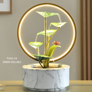 thác nước phong thủy trong nhà