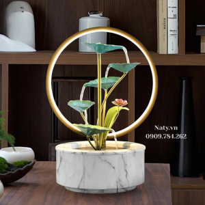 thác nước phong thủy trong nhà