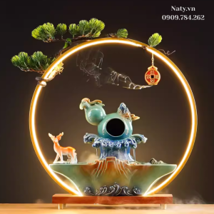 thác nước phong thủy trong nhà