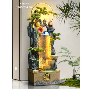 trang trí kệ tivi gỗ phòng khách