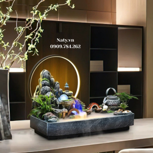 thác nước phong thủy để bàn