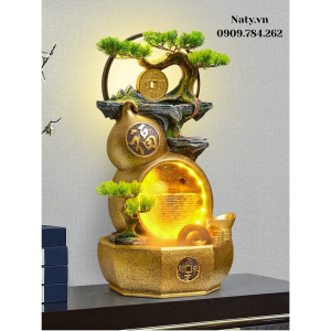 thác nước phong thủy để bàn