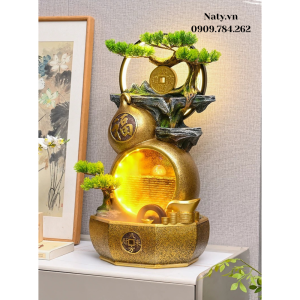 thác nước phong thủy để bàn