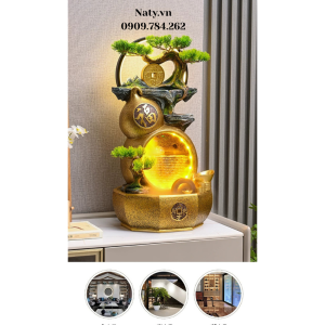 thác nước phong thủy để bàn