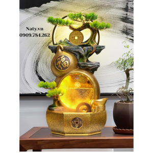 thác nước phong thủy để bàn