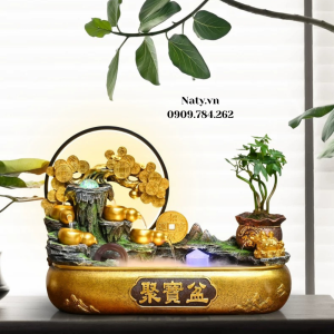 thác nước phong thủy để bàn