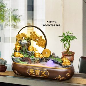thác nước phong thủy để bàn