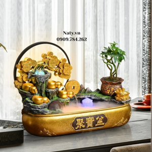 thác nước phong thủy để bàn
