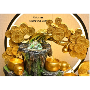 thác nước phong thủy để bàn