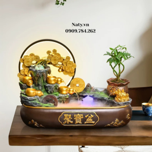 thác nước phong thủy để bàn