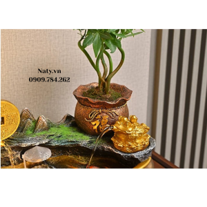thác nước phong thủy để bàn
