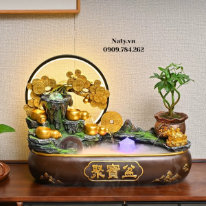 thác nước phong thủy để bàn