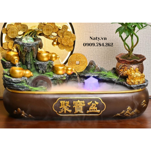 thác nước phong thủy để bàn