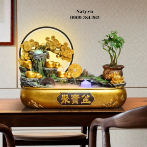 thác nước phong thủy để bàn