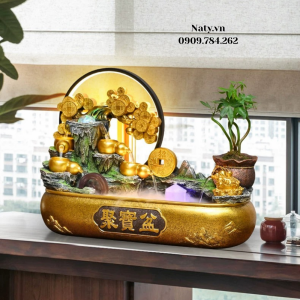 thác nước phong thủy để bàn