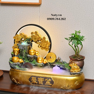 thác nước phong thủy để bàn