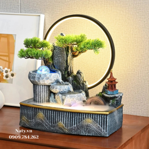 thác nước phong thủy để bàn