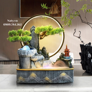 thác nước phong thủy để bàn