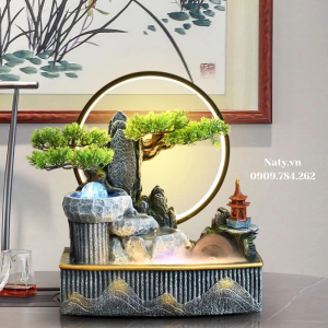 thác nước phong thủy để bàn
