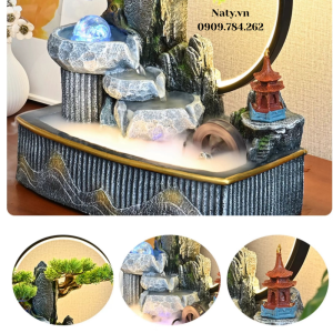 thác nước phong thủy để bàn
