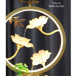 thác nước phong thủy decor trang trí