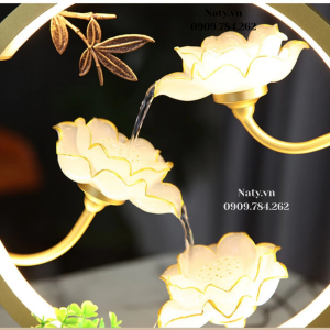 thác nước phong thủy decor trang trí