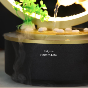 thác nước phong thủy decor trang trí