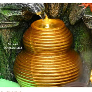 thác nước phong thủy decor trang trí