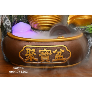 thác nước phong thủy decor trang trí
