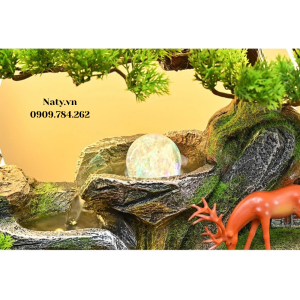 thác nước phong thủy decor trang trí